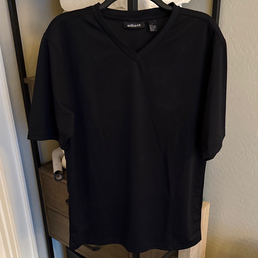 John Elliott Black Short Sleeve Tee